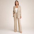 Two-piece set comprising a fitted ladies’ blazer and wide-leg trousers - J&B; - 1 - London-stylehouse.com