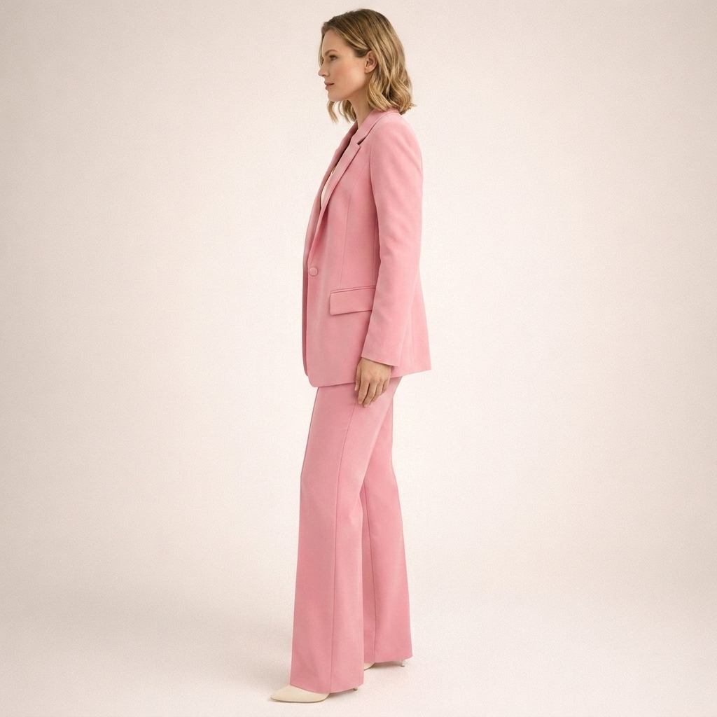 Two-piece set comprising a fitted ladies’ blazer and wide-leg trousers - J&B; - 15 - London-stylehouse.com