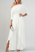 Lara – Women Elegant  One-Shoulder Jumpsuit - Image 1