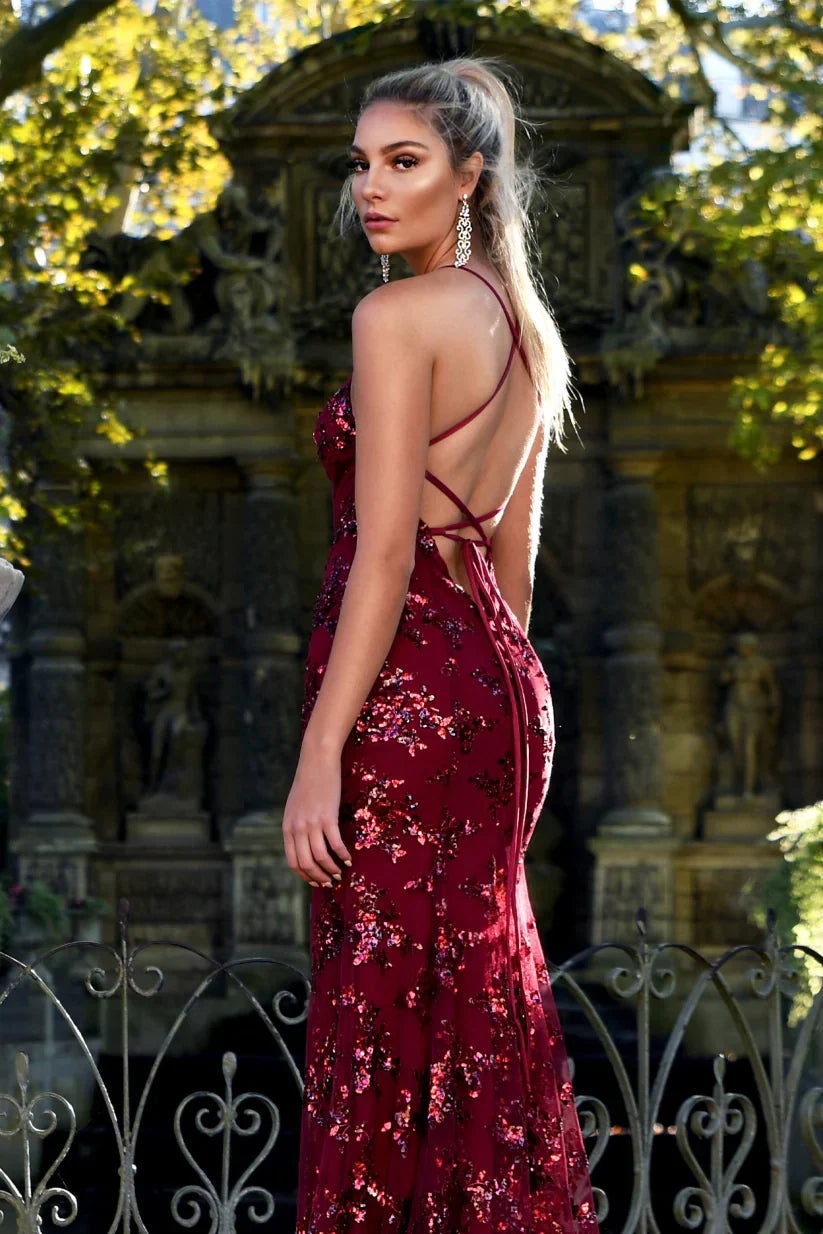 Lisa – Elegant Women's Sequin Maxi Dress  - Image 4